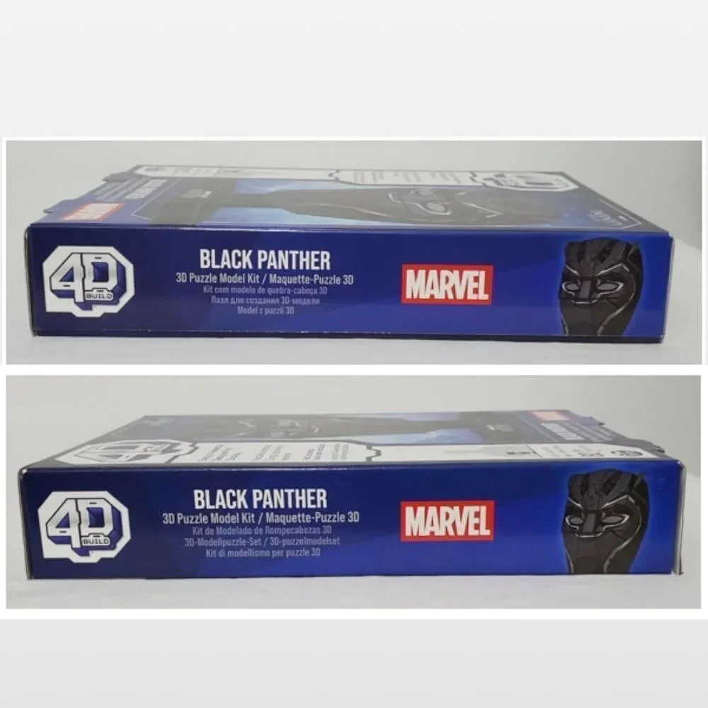 New Marvel Disney 4D Build Black Panther 3D Puzzle Kit